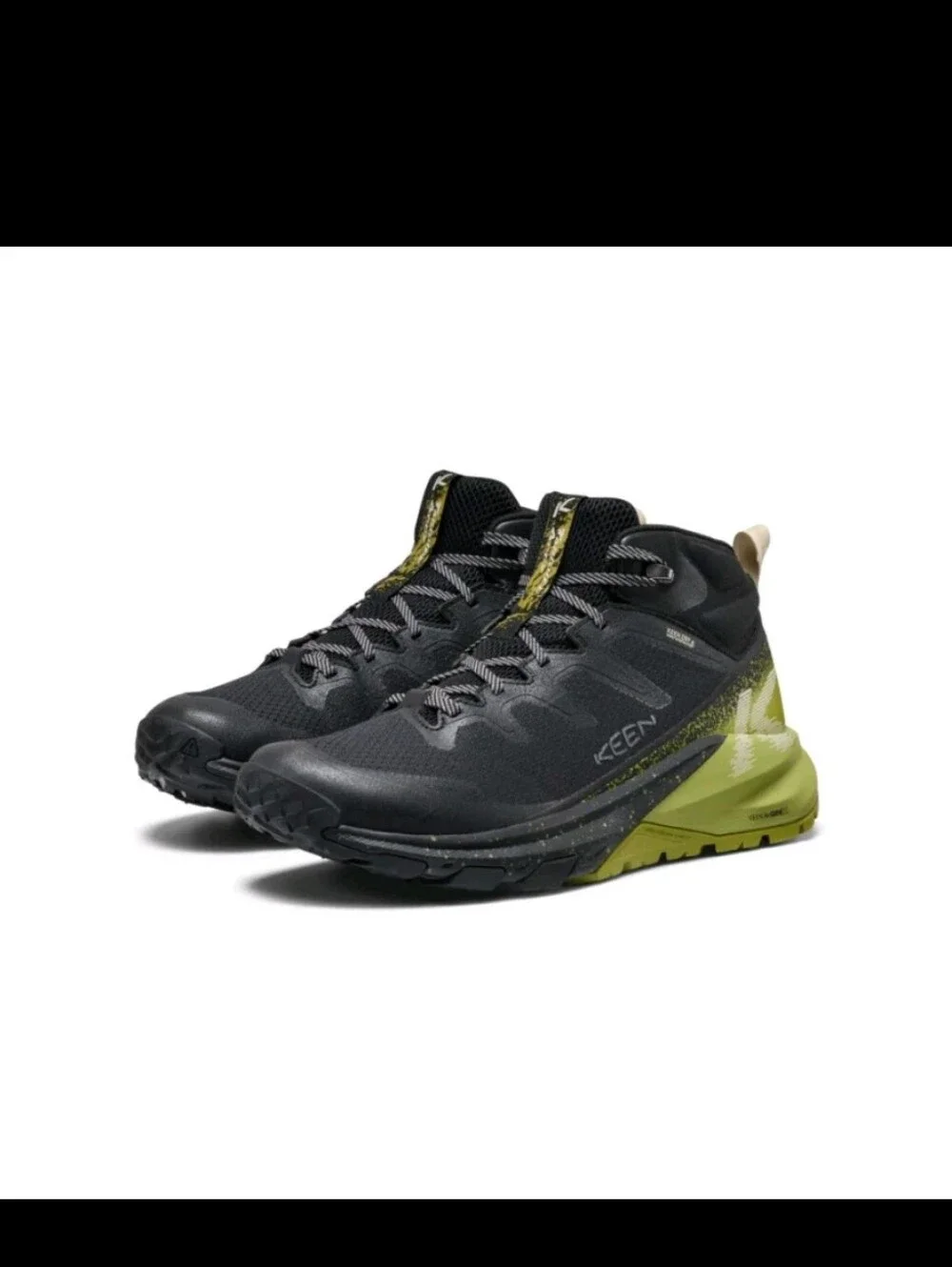 Keen Men's Targhee Apex Waterproof Hiking Boot - Black/Golden Cypress